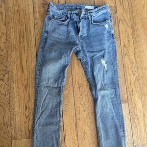 Grey Cigarette Skinny All Saints Jeans